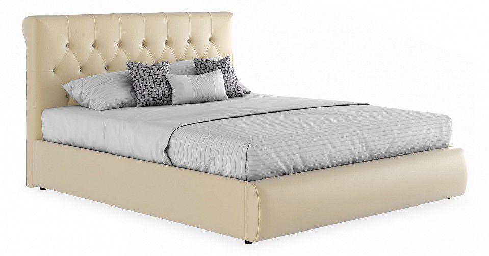  Наша мебель Кровать двуспальная Амели с матрасом ГОСТ 2000x1600