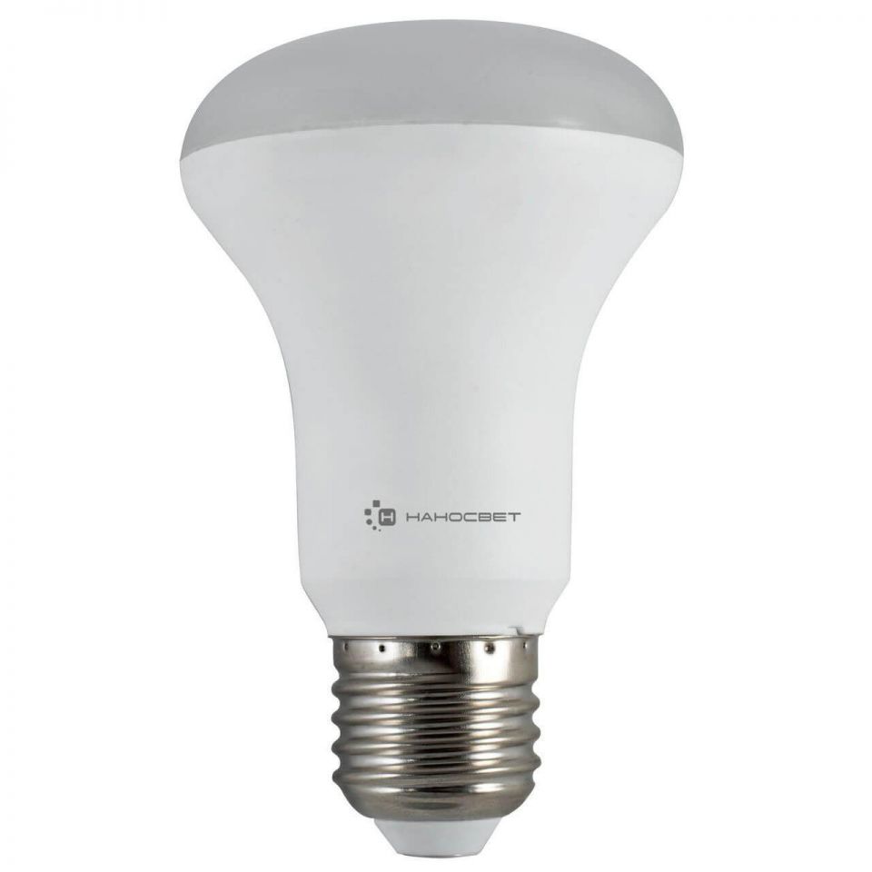 Наносвет Лампа светодиодная рефлекторная E27 8W 2700K матовая LE-R63-8/E27/827 L262