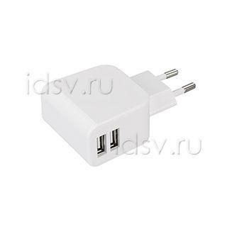  Arlight Блок питания ARDV-16-5V-USB DUO (5V, 3.1A, 16W, White)