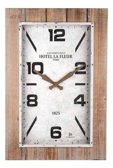 Настенные часы (40x60 см) Lowell 21478