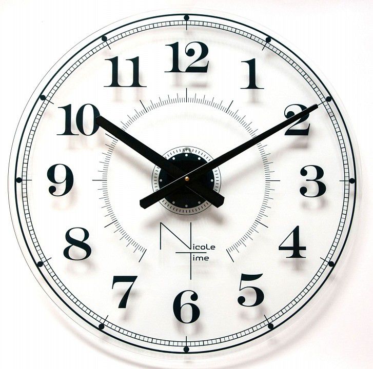 Настенные часы (50x50 см) Nicole Time NT538