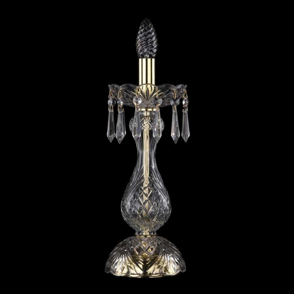 Настольная лампа Bohemia Ivele Crystal 1403L/1-35/G