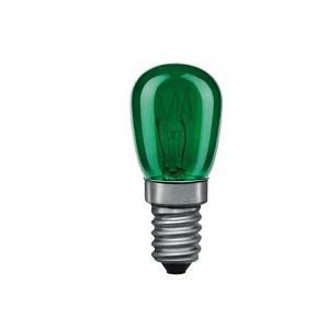  Paulmann Лампа накаливания миниатюрная Е14 15W зеленая 80013