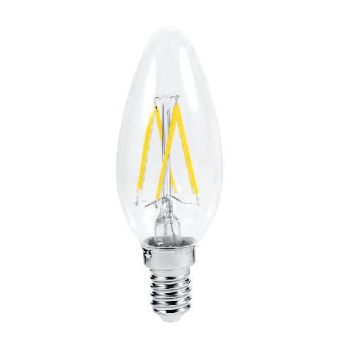 Лампа светодиодная ASD 4690612003252 LED-СВЕЧА-PREMIUM 5 Вт 220В Е14 3000К 450Лм прозрачная