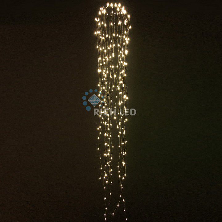  Rich LED Бахрома световая Дреды (1.5 м) RL-DR1.5-B/WW