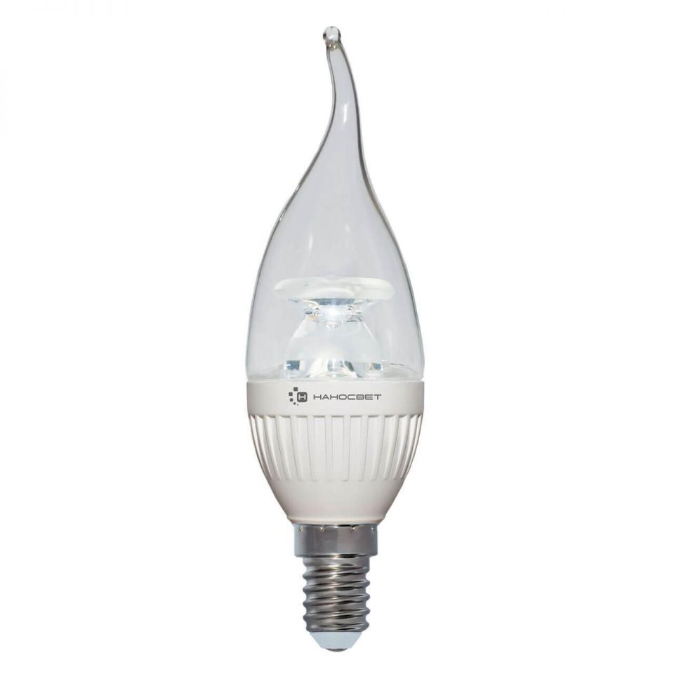  Наносвет Лампа светодиодная диммируемая E14 6,5W 2700K прозрачная LC-CDTCL-D-6.5/E14/827 L232