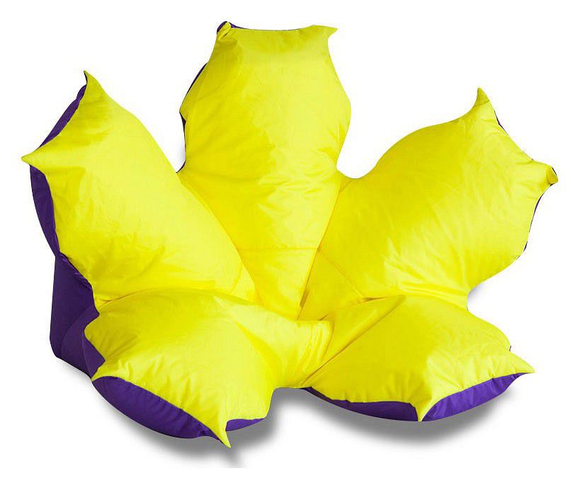  Dreambag Кресло-мешок Цветок желто-фиолетовый