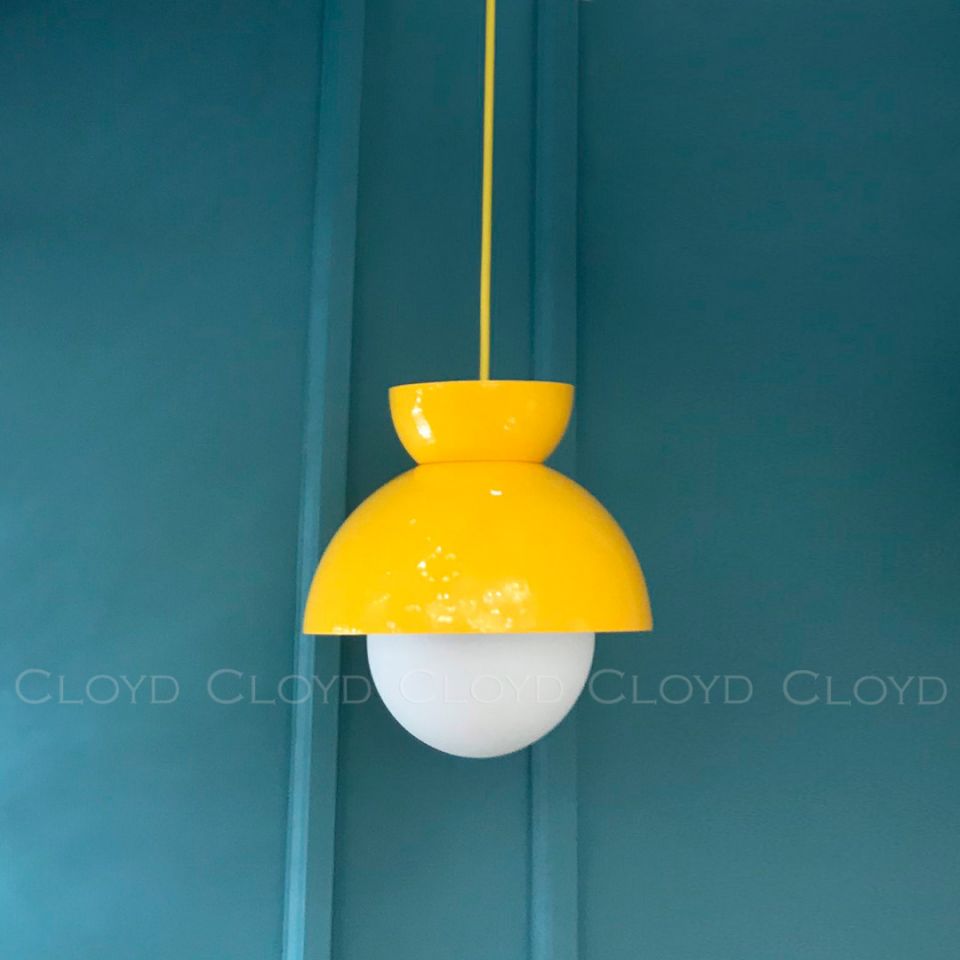 Подвесной светильник Cloyd ERMA-A P1 / Ø20 см - желтый (арт.11339)