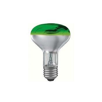  Paulmann Лампа накаливания рефлекторная R80 Е27 60W зеленая 25063