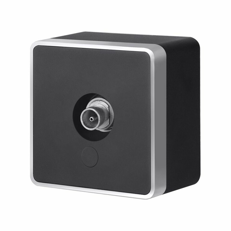  Werkel ТВ-розетка оконечная Gallant черный с серебром W5083034 W5083034