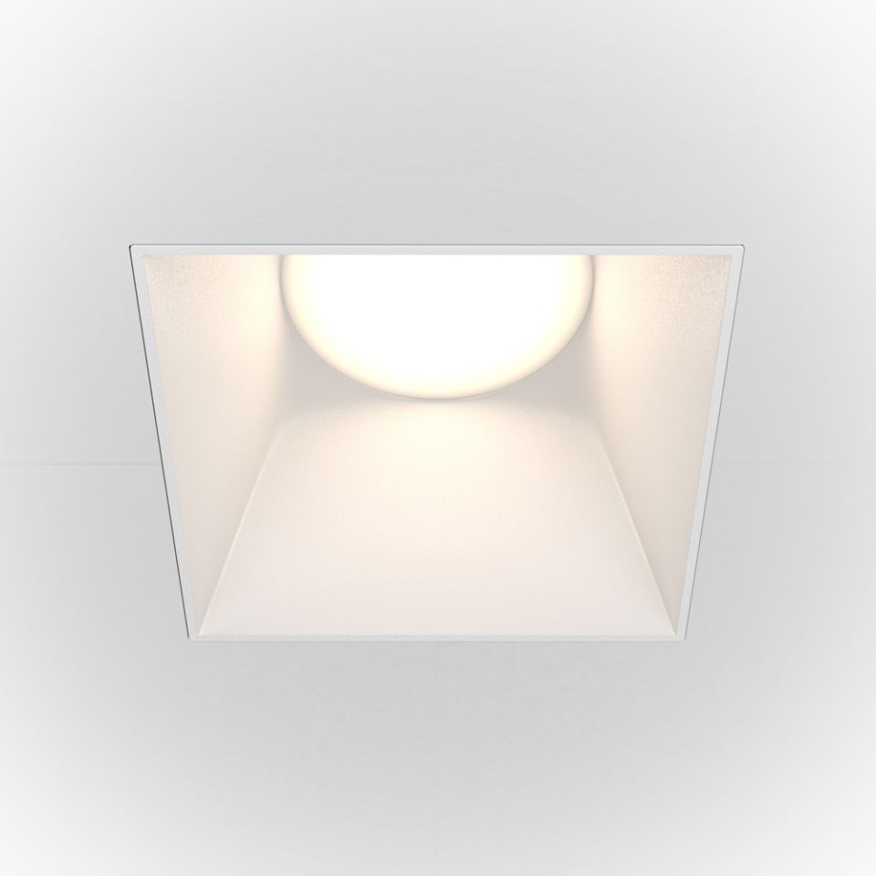 Встраиваемый светильник Maytoni Share DL051-01-GU10-SQ-W