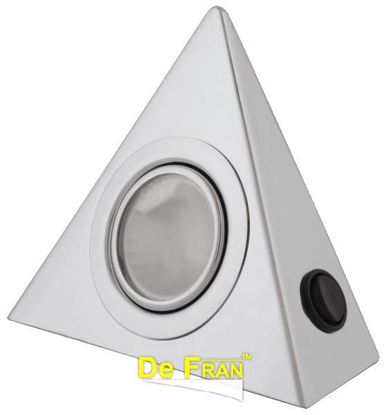 Точечный светильник De Fran FT 9251 sw "Треугольник накладной" с выключателем и лампой хром