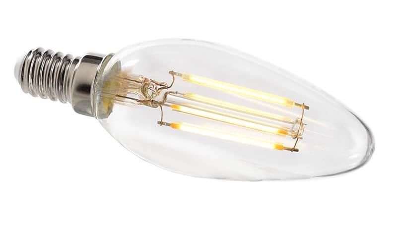Лампа светодиодная филаментная Deko-light e14 4w 2700k груша прозрачная 180073