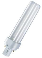 Лампа люминесцентная De Fran DULUX D компактная люминесцентная 13Вт, OSRAM, для электромагнитных ПРА 840