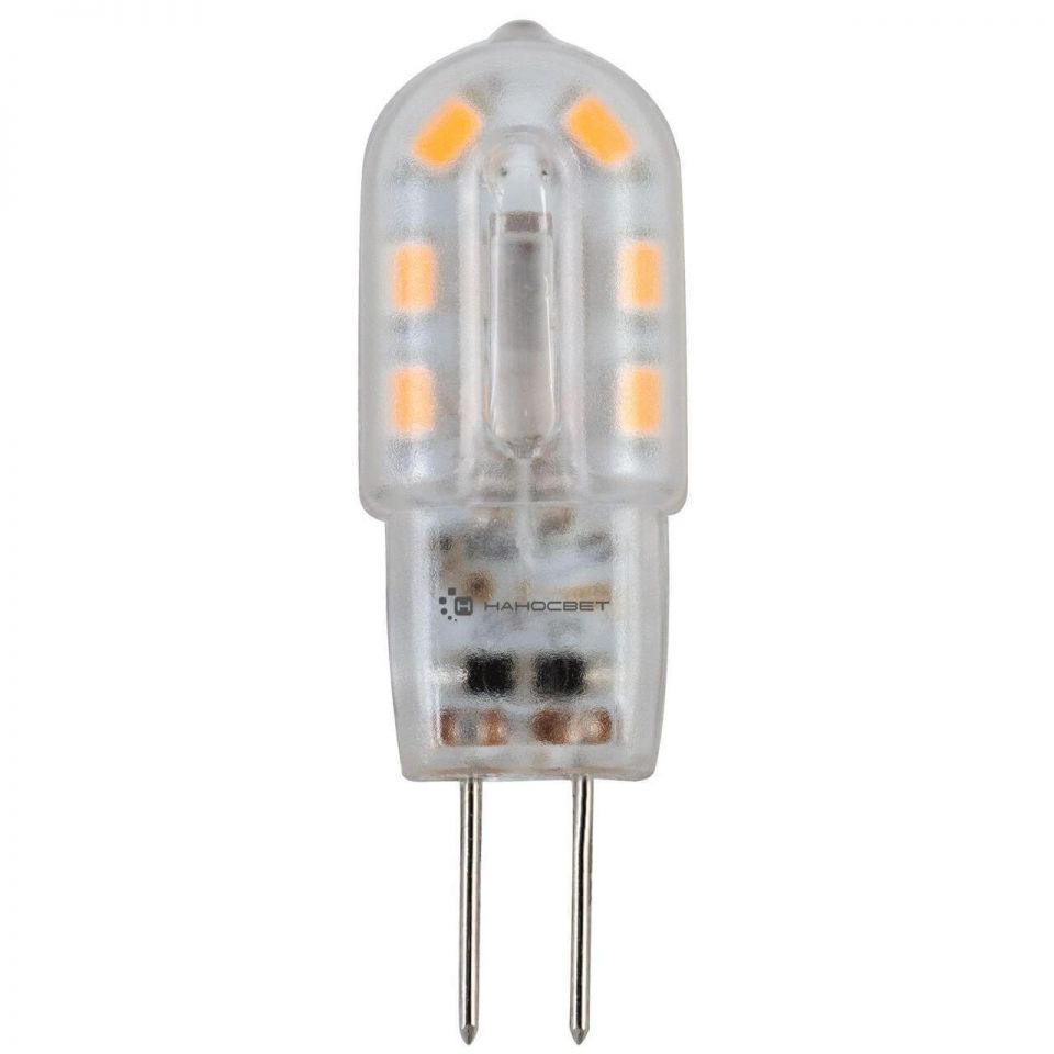  Наносвет Лампа светодиодная G4 1,5W 3000K прозрачная LH-JC-1.5/G4/830 L224