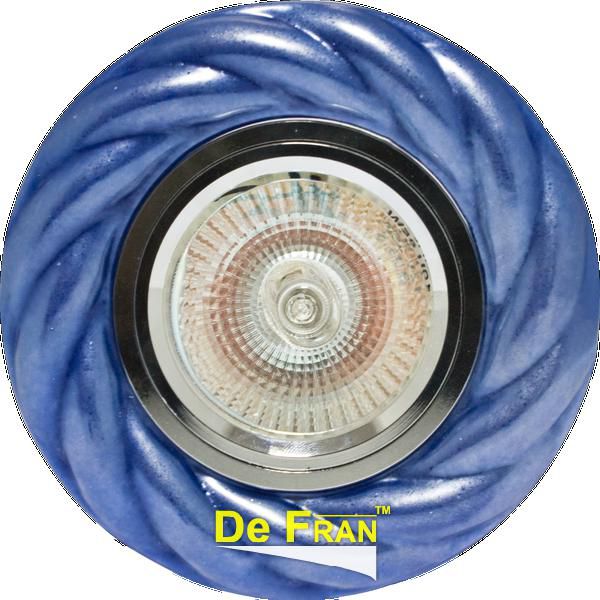 Точечный светильник De Fran FT 819 Bu керамика матовый синий MR16 1 x 50 вт