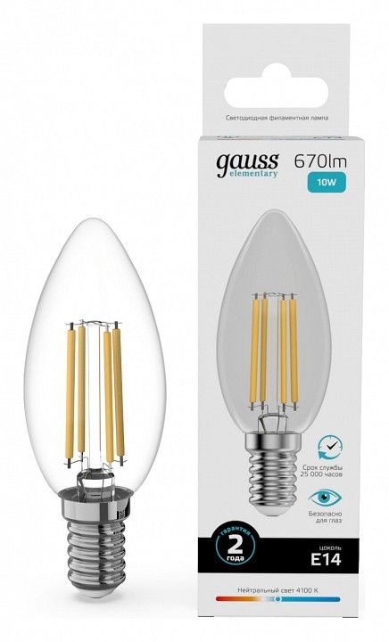Лампа светодиодная Gauss Filament Elementary 32120