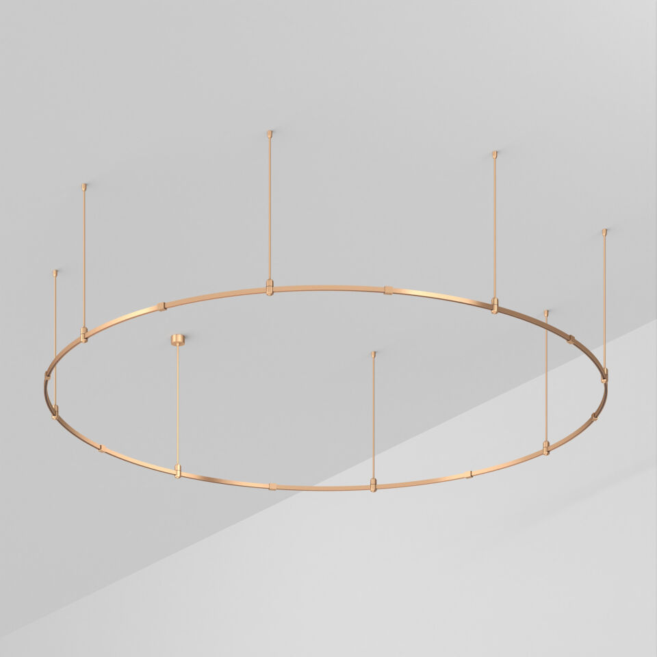 Трек ART-APRIORI-ROUND-ROD-800-R3000 (GD) ( Arlight , IP20 Металл, 3 года)