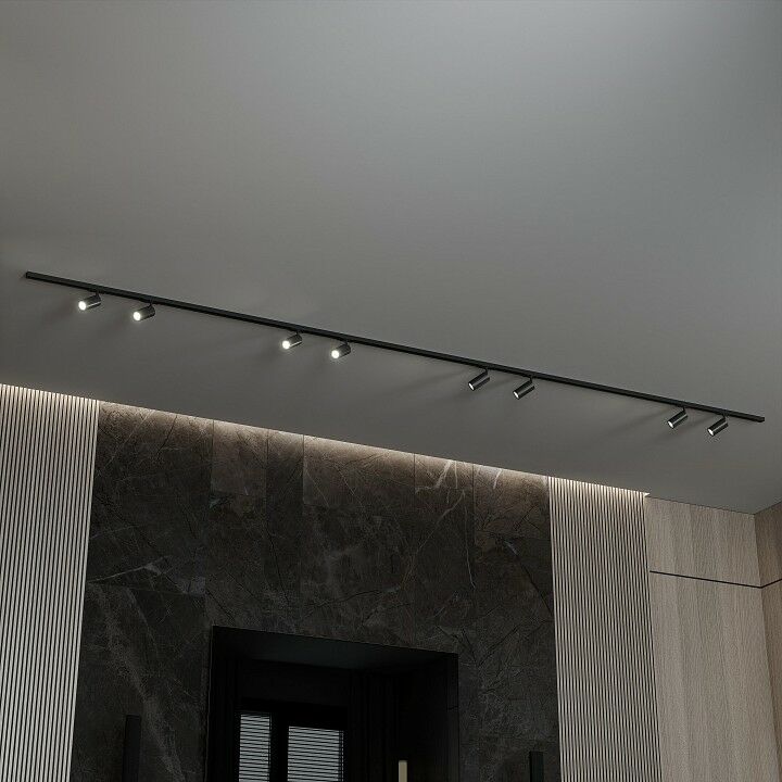 Комплект трековый Hesby Lighting №3 однофазная накладная Skylite HSBL_kompl_S003_NI4B3K