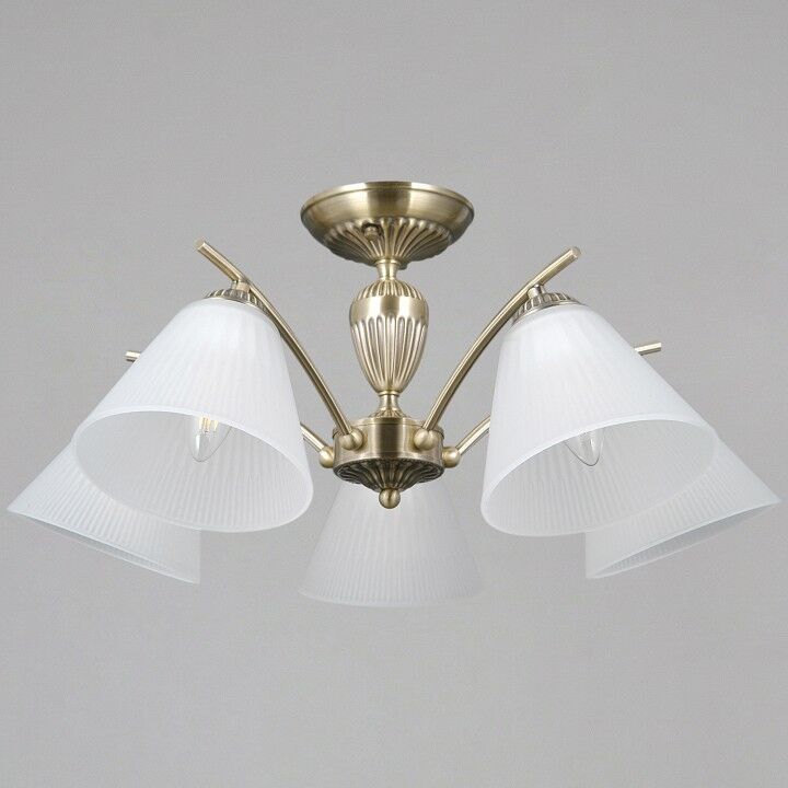 Люстра на штанге Illumico IL0910-8CSQ-26 AB ELITE