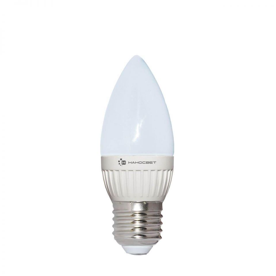  Наносвет Лампа светодиодная E27 6,5W 4000K матовая LC-CD-6.5/E27/840 L203