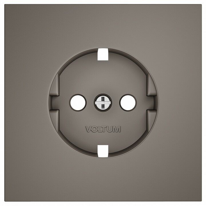 Накладка для розетки с заземлением Voltum S70 VLS000614