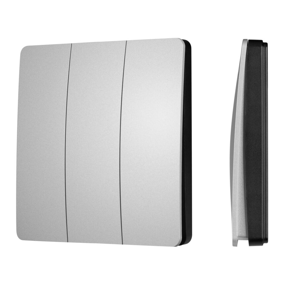 INTELLIGENT ARLIGHT Кнопочная панель KINETIC-801-22-3G-WP-SUF Silver (No battery, IP67, 433Mhz) ( Arlight , IP67 Пластик, 3 года)