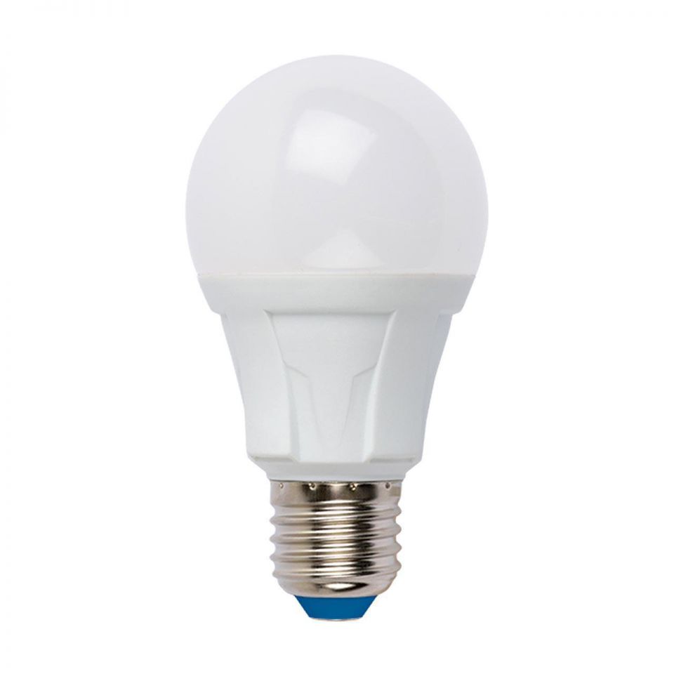  Uniel Лампа светодиодная (UL-00005038) E27 18W 6500K матовая LED-A60 18W/6500K/E27/FR PLP01WH