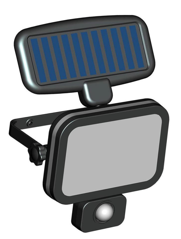 Уличный настенный светодиодный светильник на солнечной батарее Novotech Solar 358020