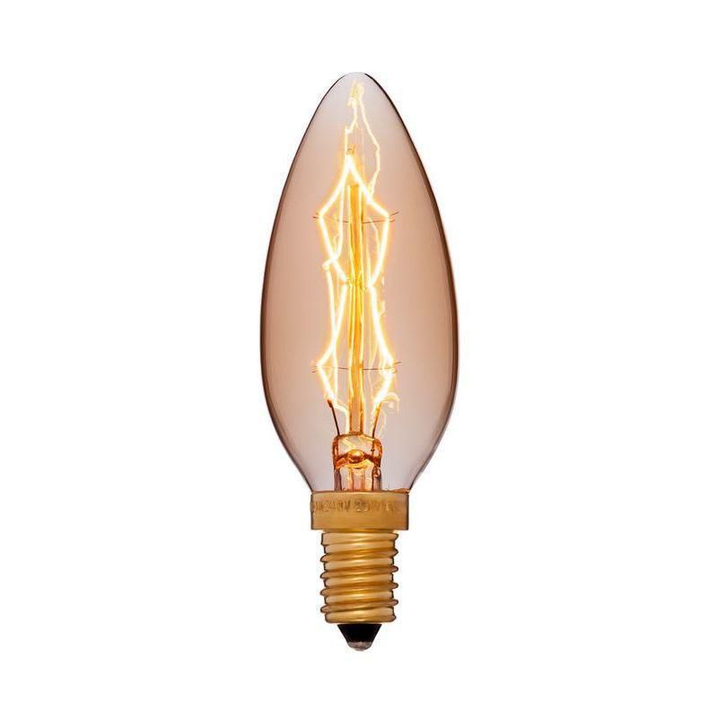  Sun Lumen Лампа накаливания E14 40W золотая 052-085