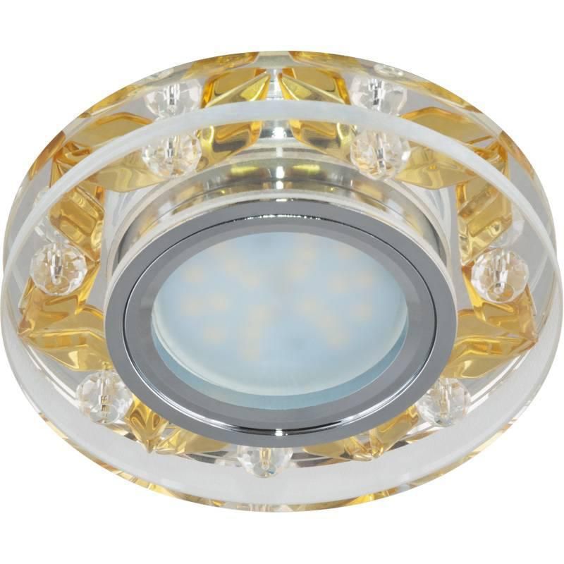 Точечный светильник Fametto DLS-P103 GU5.3 CHROME/GOLD Peonia