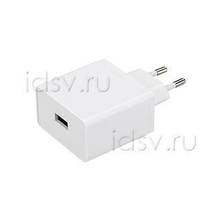  Arlight Блок питания ARDV-24-5V-USB FAST (Quick Charge, 3A, 24W, White)