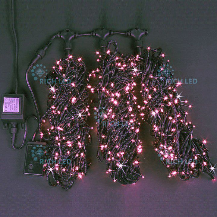  Rich LED Гирлянда на деревья (3х20 м) RL-S3*20F-B/P