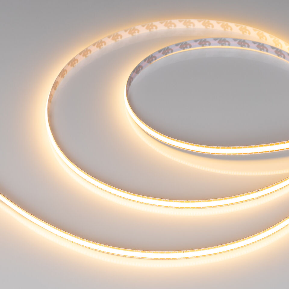 Лента COB-X544-8mm 24V Warm2700 (11 W/m, IP20, 5m, FreeCut) ( Arlight , Свободная резка)