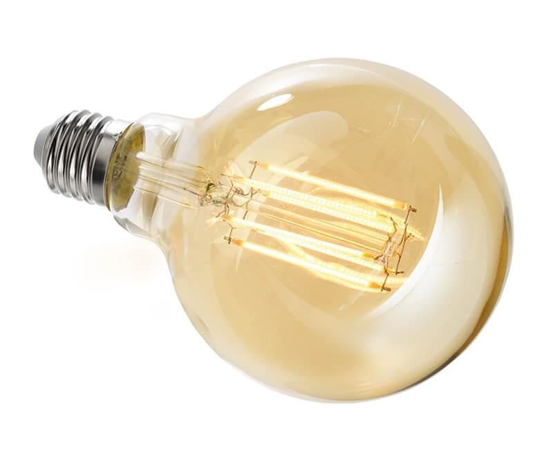 Лампа светодиодная филаментная Deko-light e27 8,5w 2200k груша прозрачная 180063