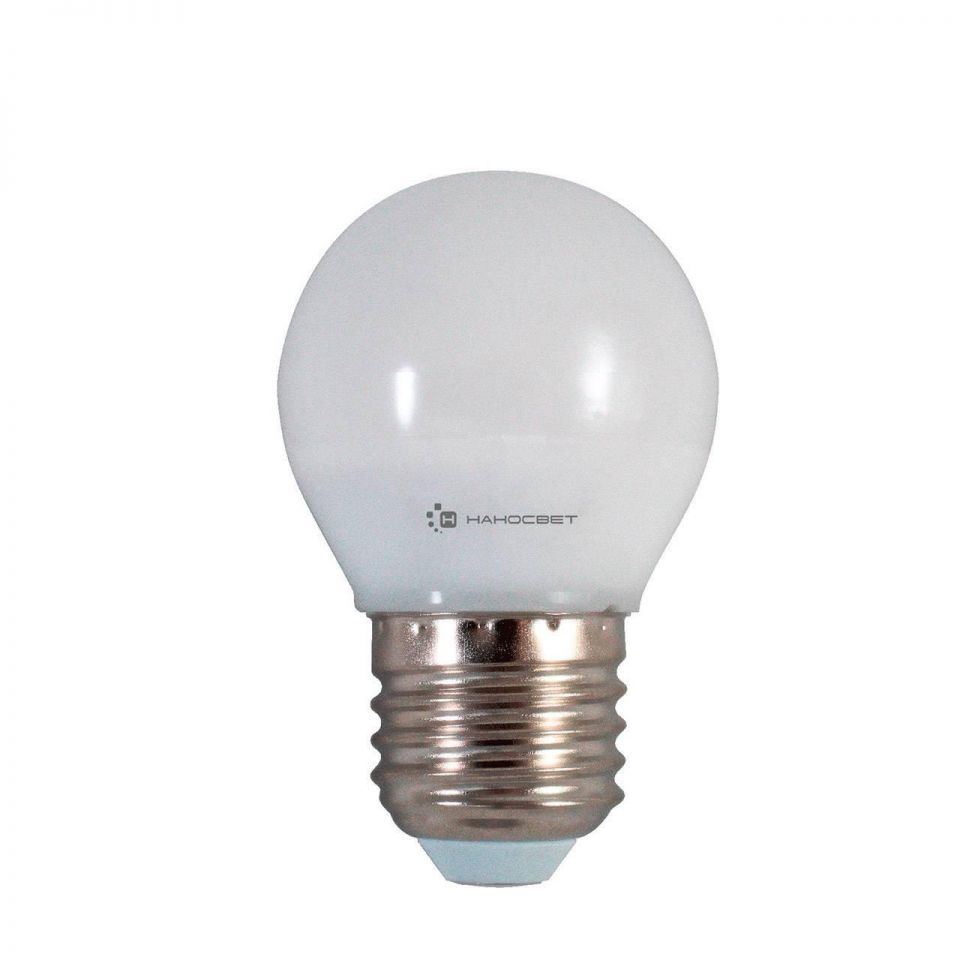  Наносвет Лампа светодиодная E27 6,5W 4000K матовая LE-P45-6.5/E27/840 L133