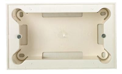 Коробка для накладного монтажа 4-модульная ABB Zenit альпийский белый N2994 BL